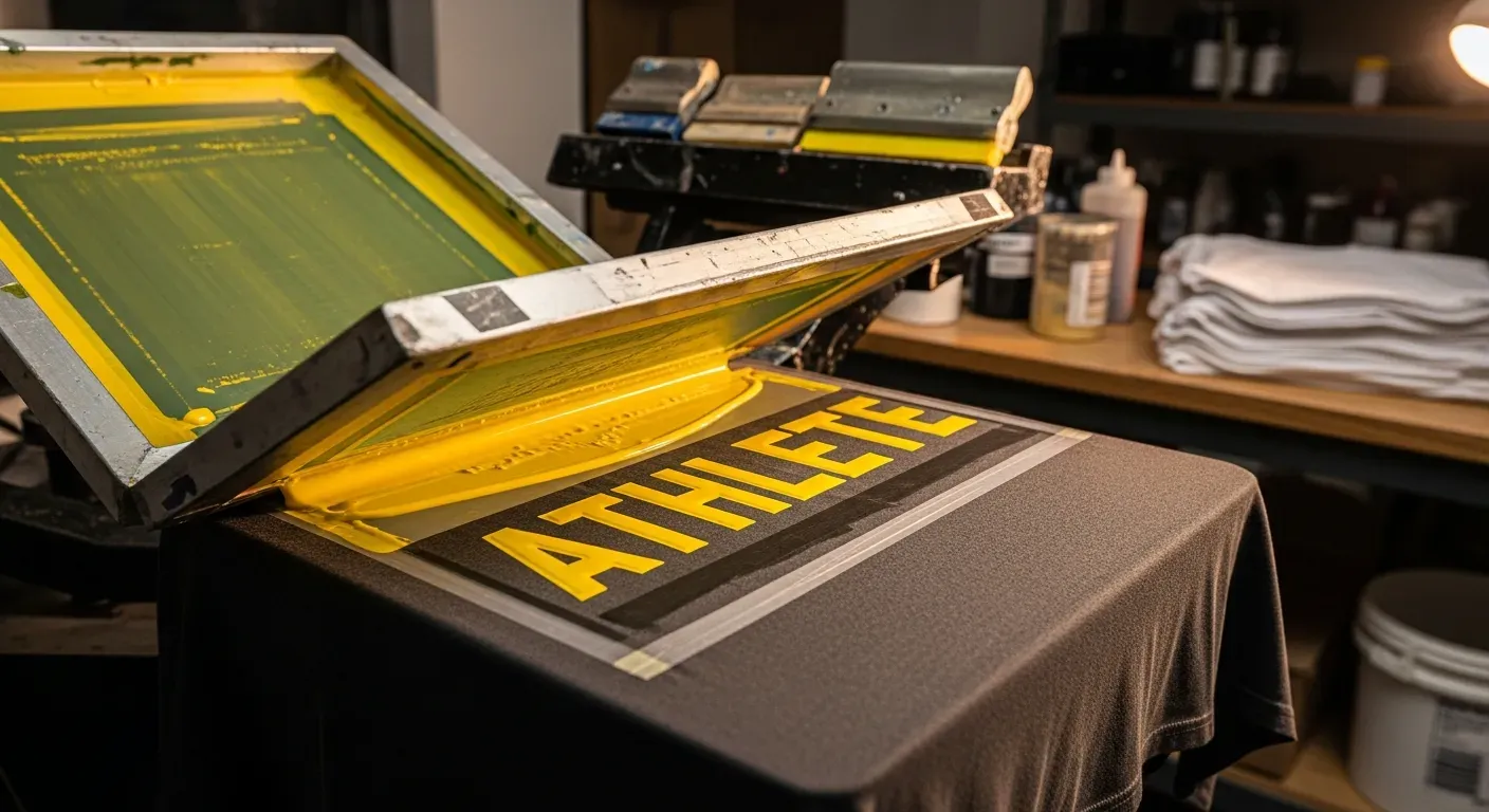 Screen printing press
